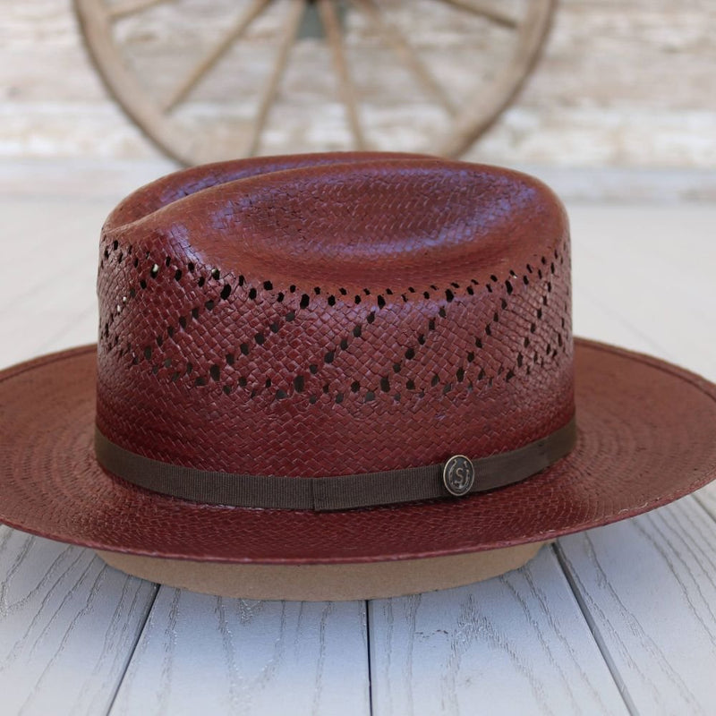 Stetson Redwood Straw Fedora Hat