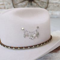 The Lonestar Hat Charm Chain