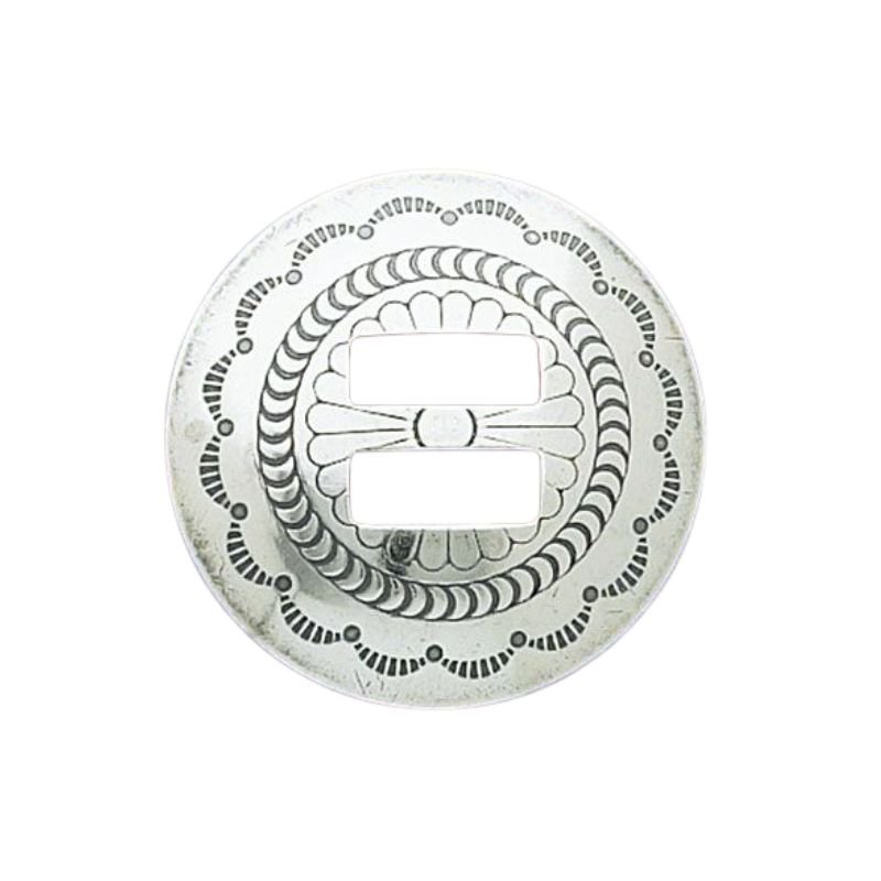 1.5" Slotted Stamped Concho .925