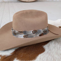 Western Feather Hat band - Spotted Eagle II