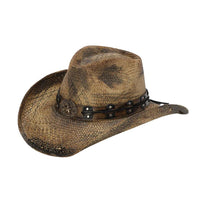 Stampede Men's Distressed Cowboy Hat - The Slashed