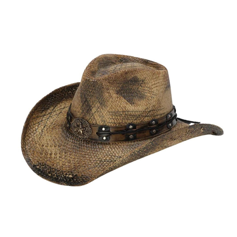 Stampede Men's Distressed Cowboy Hat - The Slashed