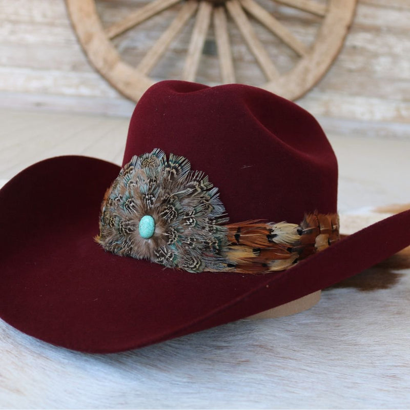 Western Feather Hat Band - Stellar