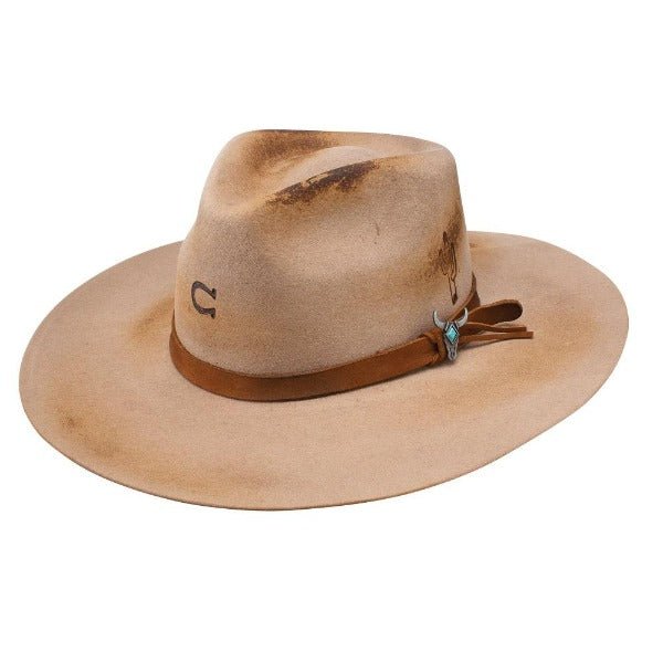 Charlie 1 Horse Lakota Distressed Western Hat