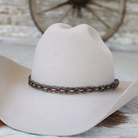 Genuine Horsehair 5 Strand Braided Hat Band - Boone