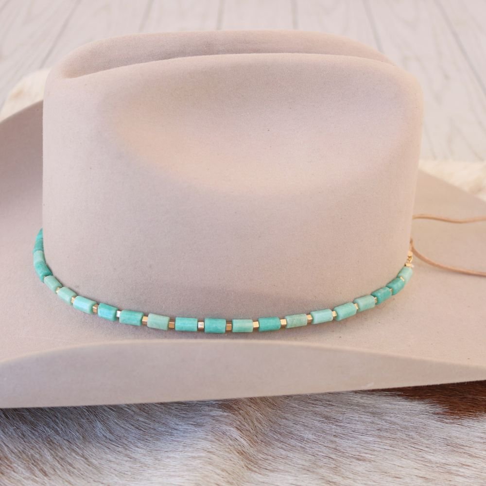 Blue Tianhe Stone Hat Band - Solace