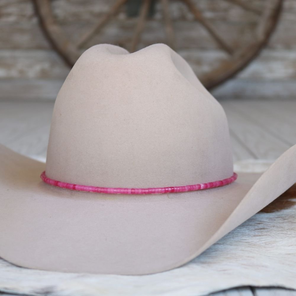 Hot Pink Stone Hat Band – Willow Lane Hat Co display picture 1