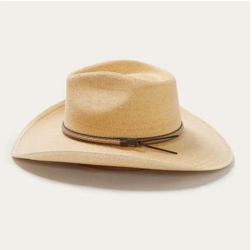 Stetson Sawmill Palm Leaf Straw Hat