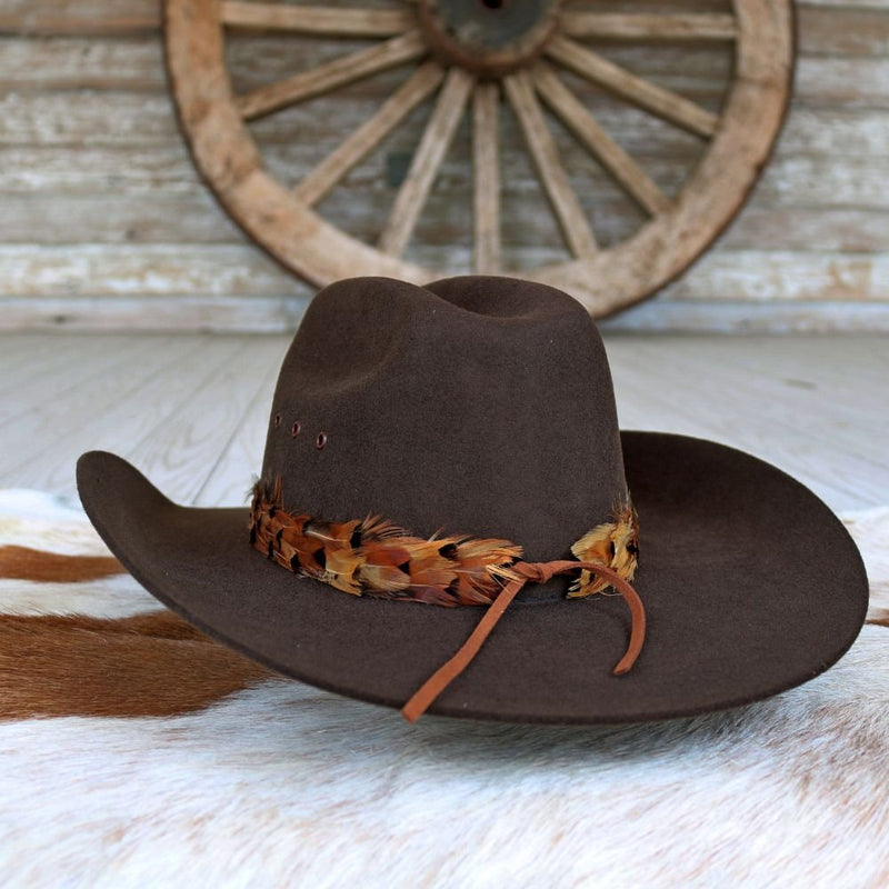 Western Feather Hat Band - Stellar (short)