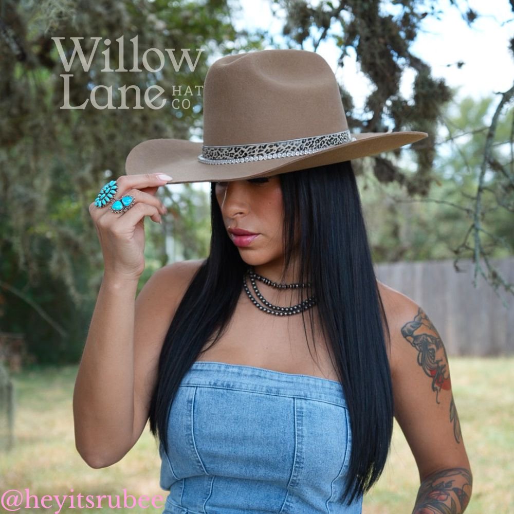 Tennis Chain Rhinestone Hat Band - The Jolene