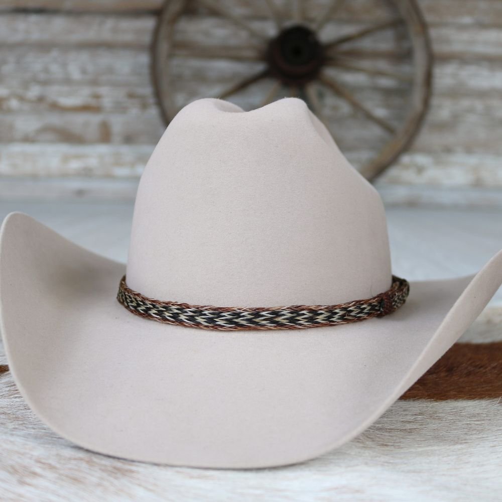 Horsehair Braided Hat Band - Buckskin