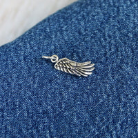 Wing Charm Sterling Silver