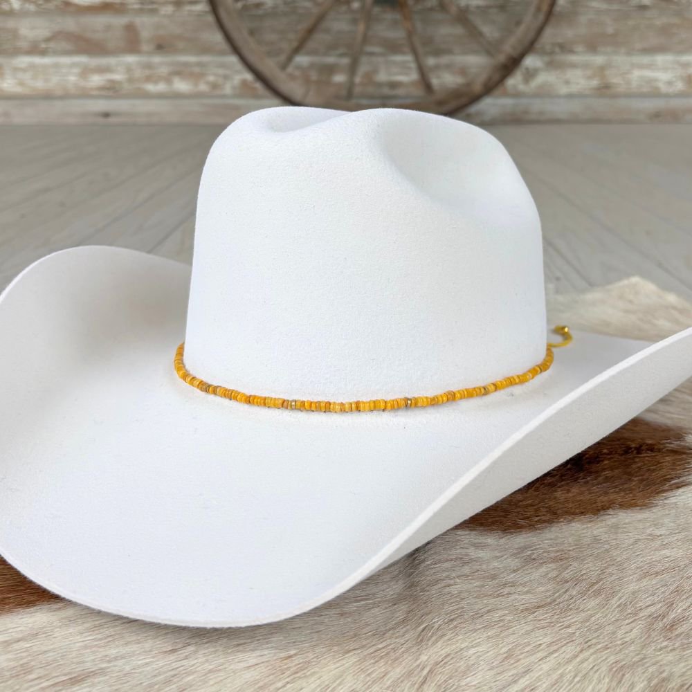 Mustard Shell Hat Band - Goldie