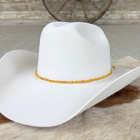 Mustard Shell Hat Band - Goldie