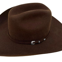 Serratelli Chocolate Bison Blend Cowboy Hat