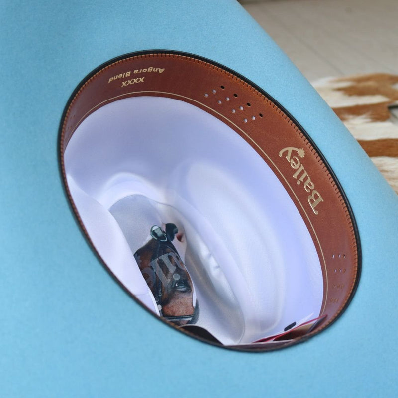 Bailey 4X Dusk Blue Fur Felt Cowboy Hat