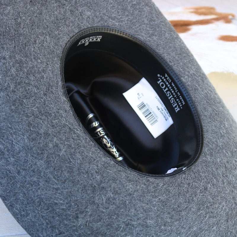 Resistol Midnight Mix 6X Grey Cowboy Hat