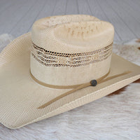 Serratelli Bangora Straw Cowboy Hat – Tan
