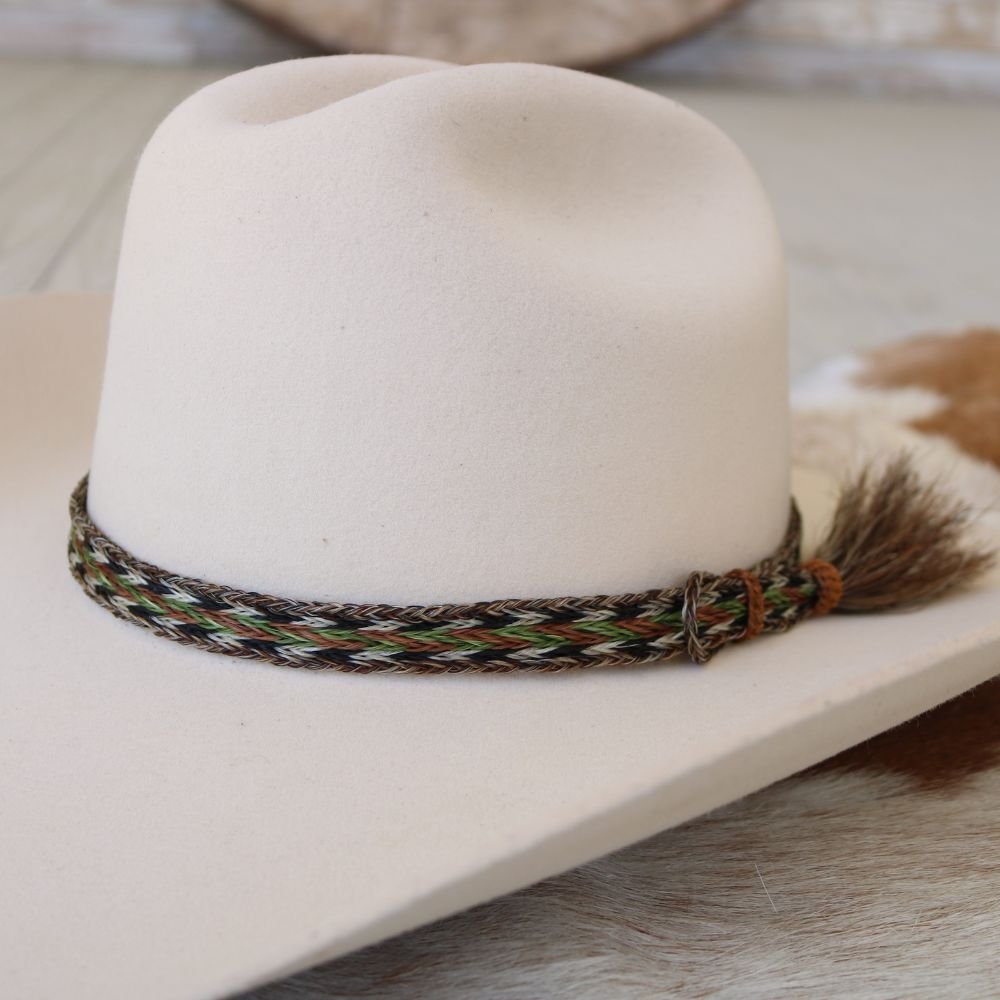 【希少品】Horse Hair Hat Band（ホースヘアーハットバンド） ホースヘアー ハット バンド（レッド ブラック・ブラック）/Horse Hair