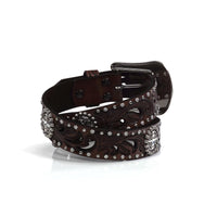 ARIAT Women's Scroll Cutout Concho Nail Belt