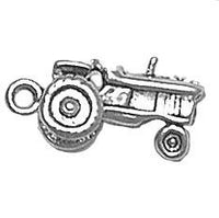 Tractor Charm Sterling Silver