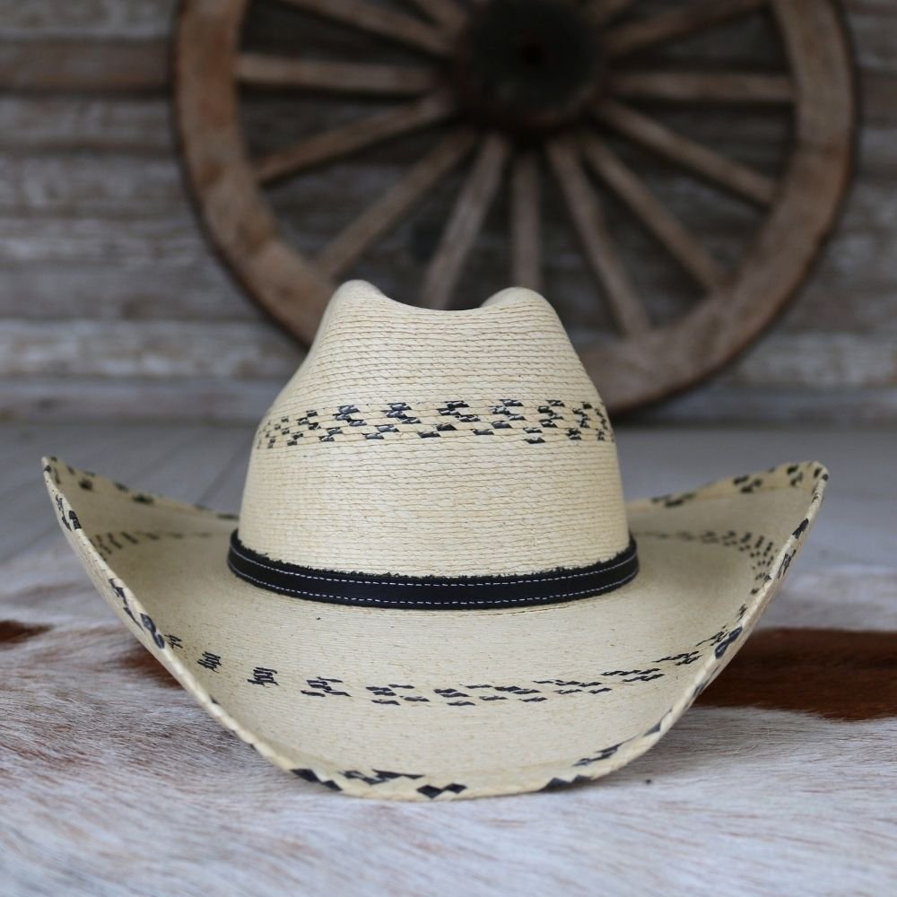 Atwood Baby Boy's Black Palm Leaf Hat