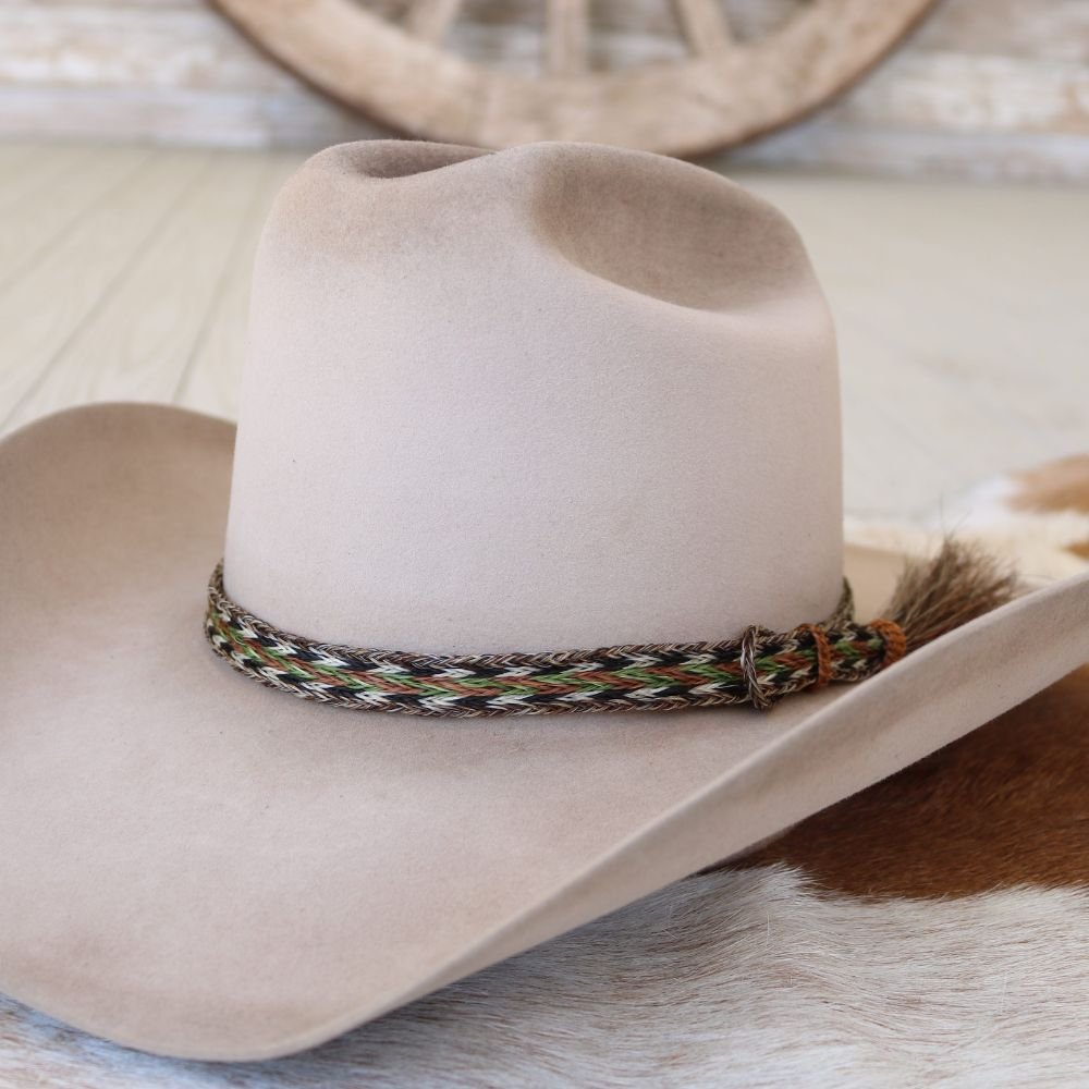 【希少品】Horse Hair Hat Band（ホースヘアーハットバンド） Reversible Horse Hair Hat Bands – Greeley Hat Works