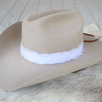 White Feather Hat Band - Tahoma