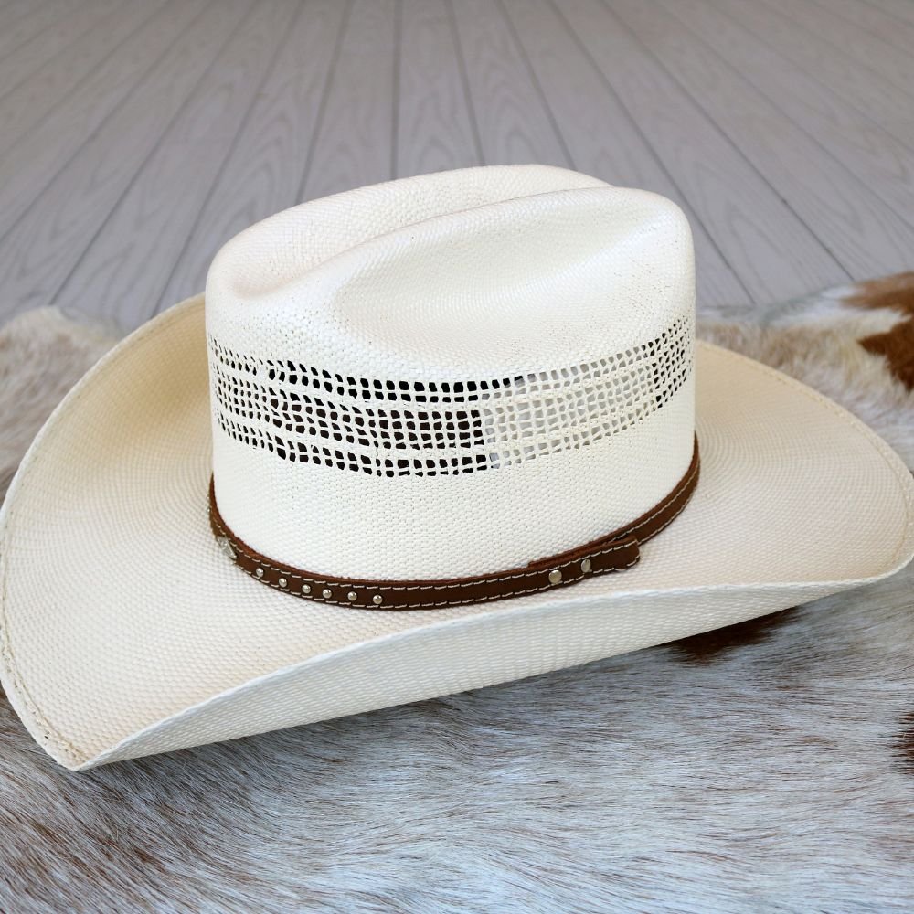 Resistol Vented Straw Cowboy Hat - Travis
