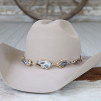 Geode Slice Beige Hat Band – Shiloh