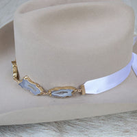 Agate Geode Slice Hat Band – Savannah