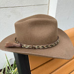 Horsehair Green Braided Tassel Hat Band