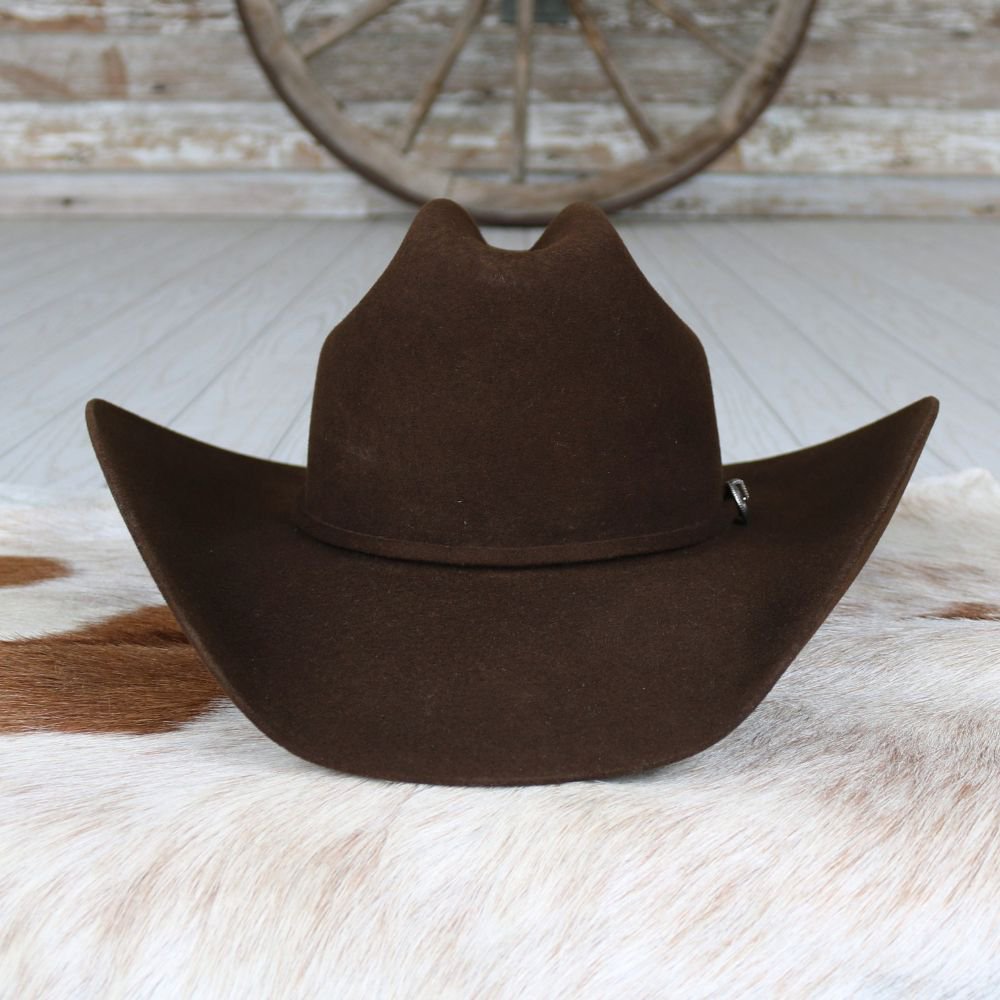 Serratelli Chocolate Bison Blend Cowboy Hat