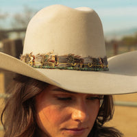 14K Gold Plated Horseshoe Chain Hat Band