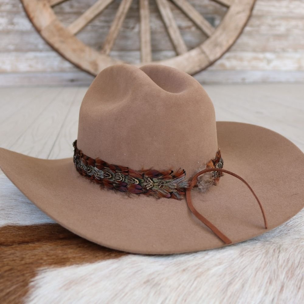 Western Feather Hat Band - Brazos