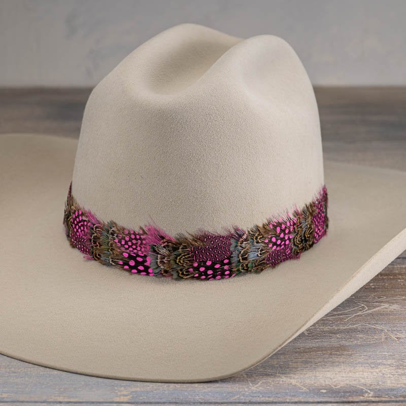Western Feather Hat Band - Fancy