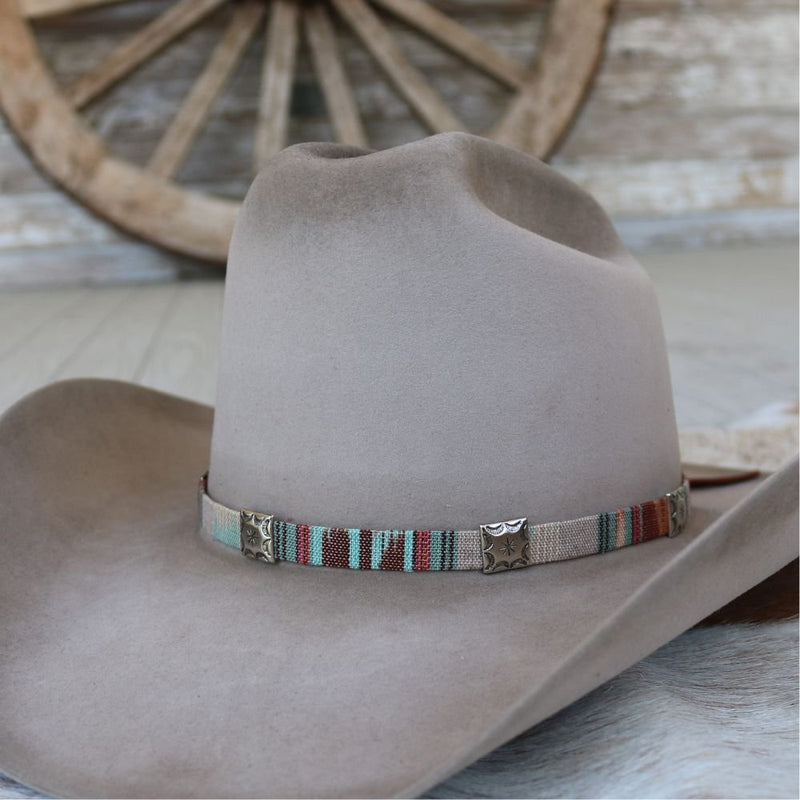 Western Woven Colorful Hat Band - Sunset Skies