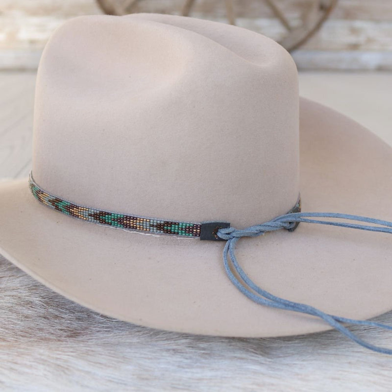 Southwest Slate Chevron Hat Band – Willow Lane Hat Co.