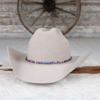 Chunky Purple Stone Hat Band - Aether