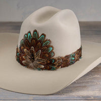 Western Feather Hat Band - Canyon