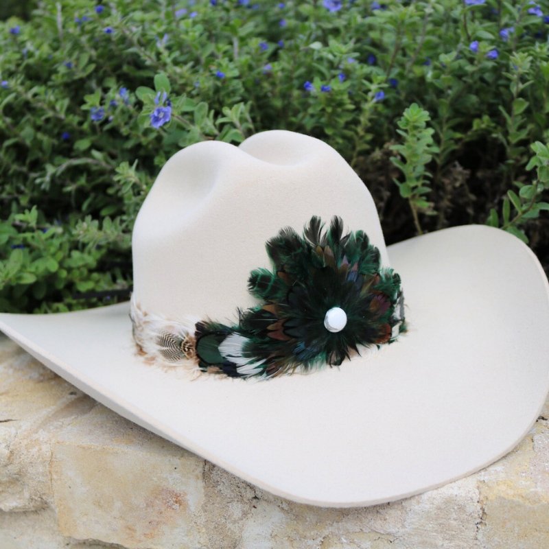 Western Feather Hat Band - Royal