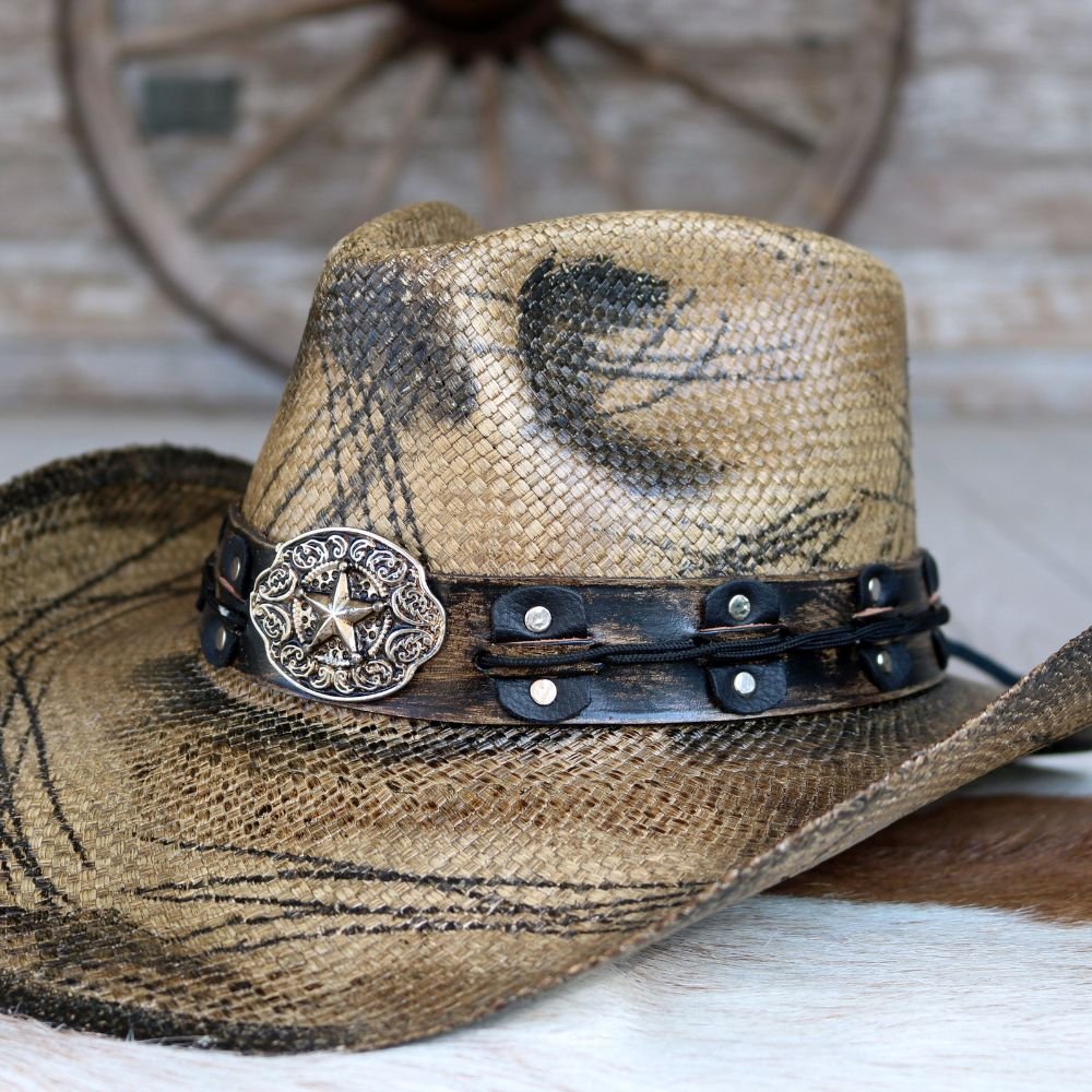 Stampede Men's Distressed Cowboy Hat - The Slashed