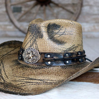 Stampede Men's Distressed Cowboy Hat - The Slashed