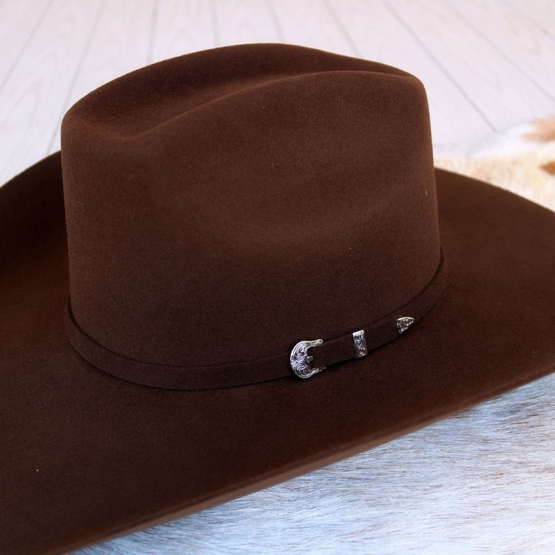 Ariat 2X Wool Chocolate Cowboy Hat - Roper