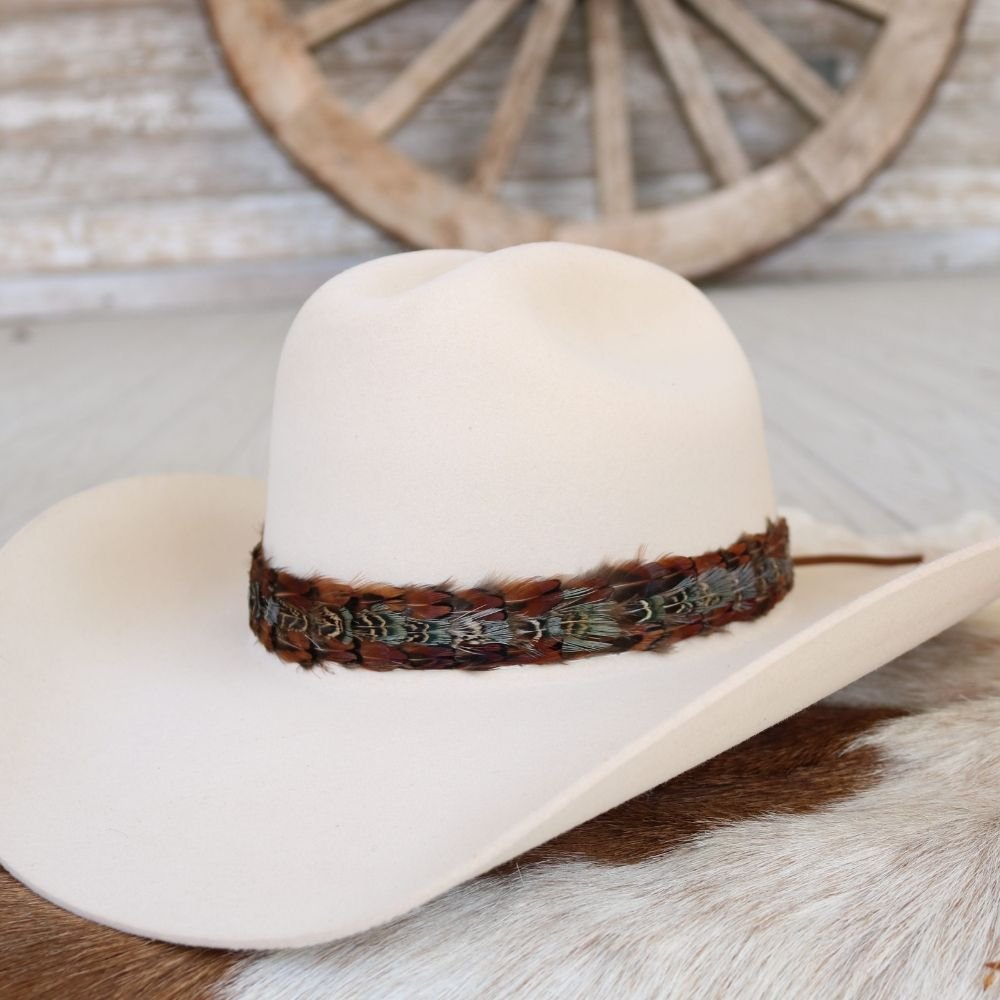 Western Feather Hat Band - Brazos