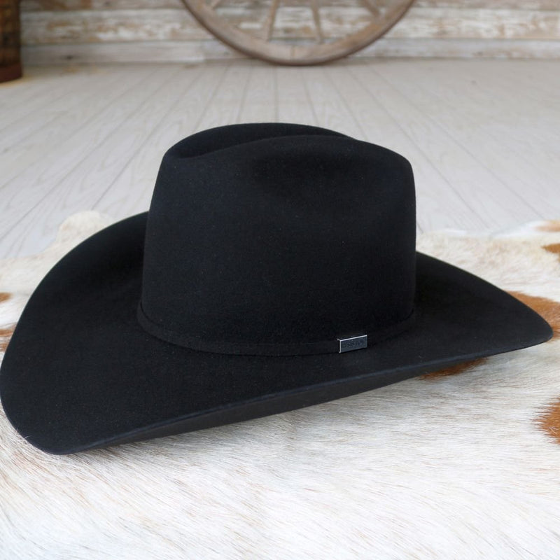 Resistol Five Star 5X Black Wool Cowboy Hat
