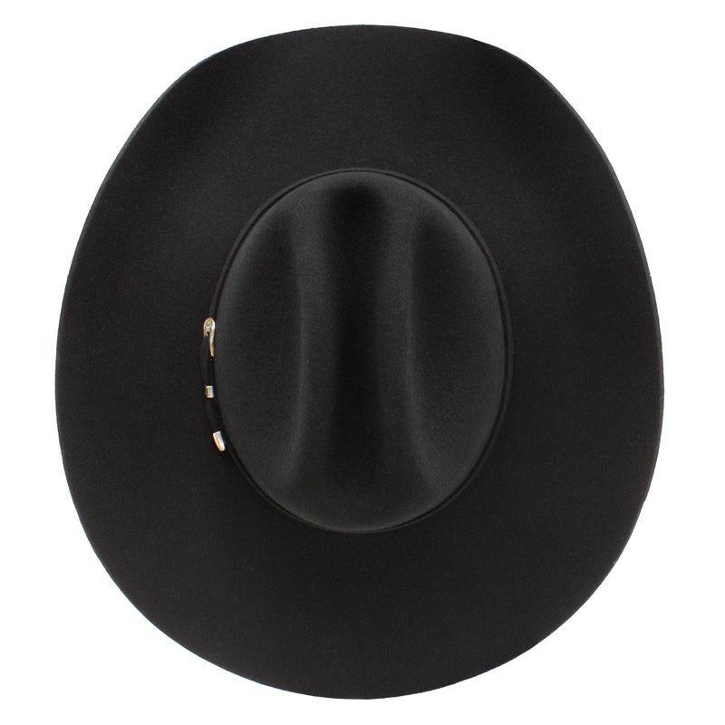 Stetson 3X Black Wool Cowboy Hat - Oak Ridge – Willow Lane Hat Co.