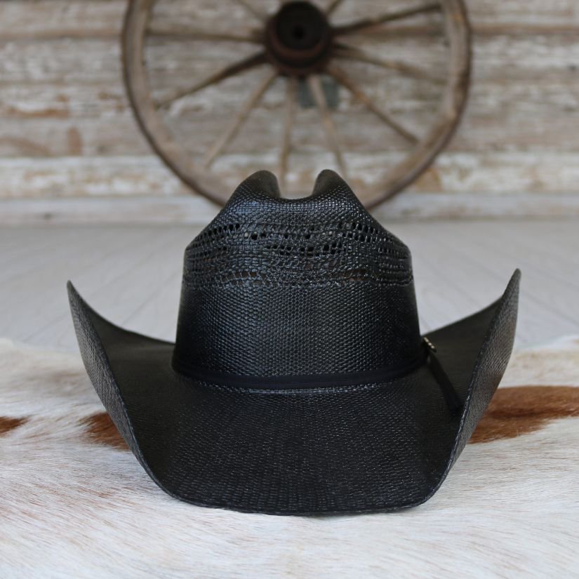 Justin 20X Cutter Black Bangora Straw Cowboy Hat