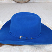 Serratelli Royal Blue Wool Cowboy Hat