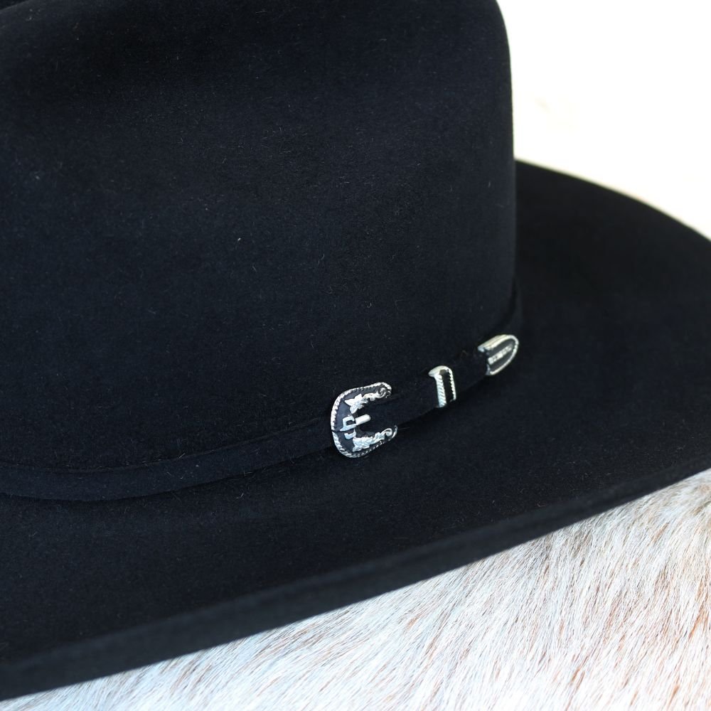 Stetson Skyline 6X Black Fur Felt Cowboy Hat Size 8 Made in USA